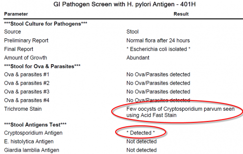 GI Pathogen Screen