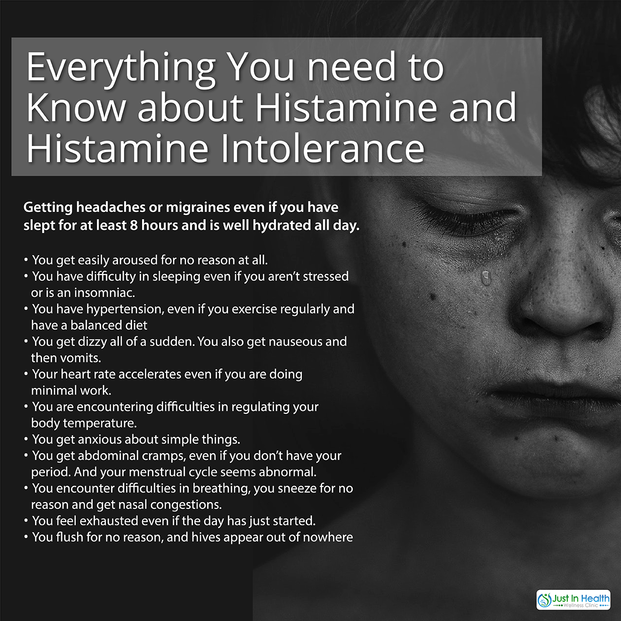 Histamine Intolerance Signs and Symptoms